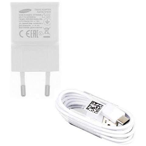 Caricabatterie Originale Da Parete Per Casa Ep-ta50ewe 7.75w+ Ep-dr140 Usb-c White Bulk - Foto 1