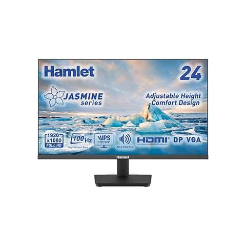 Monitor 24” LED IPS Flat HM24JF-VDR Full HD 1920x1080 Tempo di Risposta 5ms - Foto 1