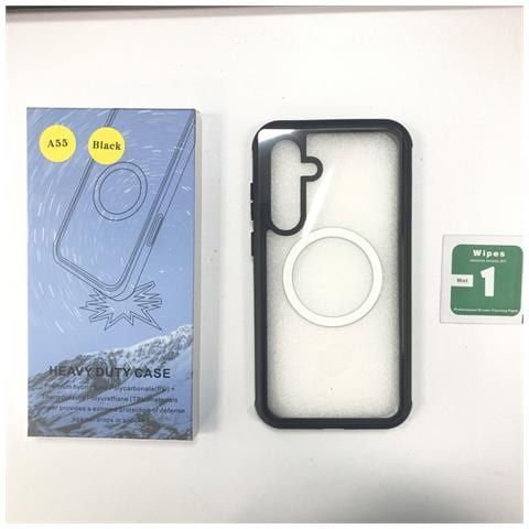 Custodia Magnetica Per Cellulare Samsung A55 Black+grey - Foto 7