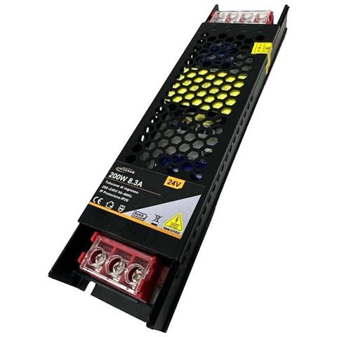 Alimentatore 200 W 24 V Trasformatore Stabilizzato Modello Slim Switch 8.3a - Foto 1