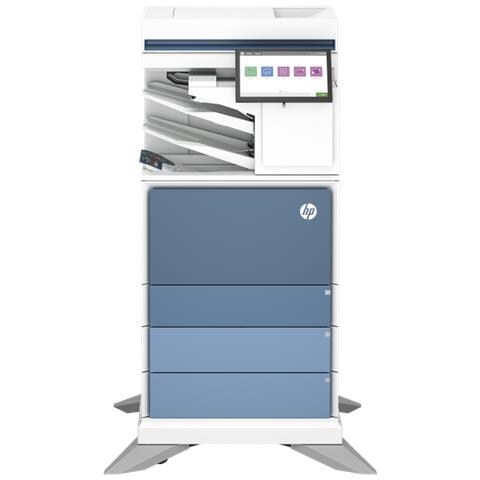 Stampante Multifunzione Enterprise 6QN37A Color Laserjet Stampa / Copia / Scansione / Fax / Flow; Touchscreen; Cucitura; Cartuccia Terrajet - Foto 2