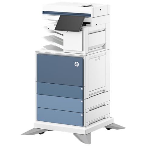 Stampante Multifunzione Enterprise 6QN37A Color Laserjet Stampa / Copia / Scansione / Fax / Flow; Touchscreen; Cucitura; Cartuccia Terrajet - Foto 3