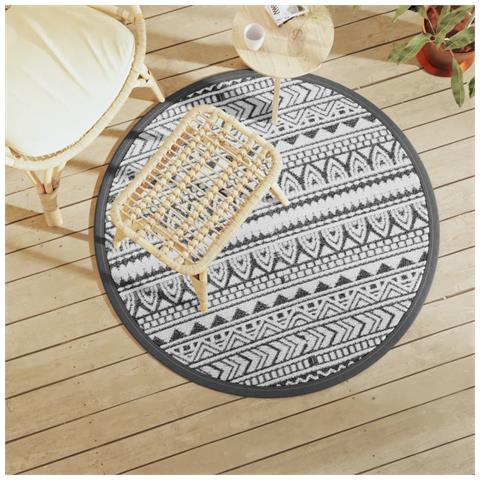 Tappeto Da Esterni Nero 120 Cm In Pp - Foto 1