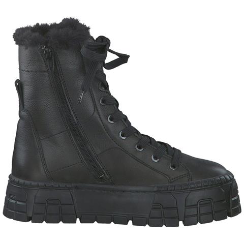 Black Casual Closed Booties Stivaletti Pelle Scarpe Donna Nero Eu 37, 1-26841-29 003 - Foto 3