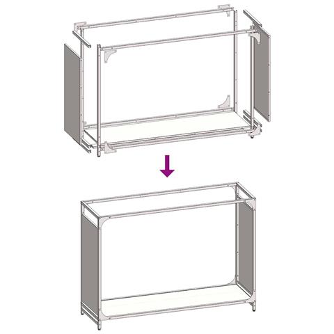 Rastrelliera per Legna da Ardere Antracite 90x28x65 cm - Foto 2