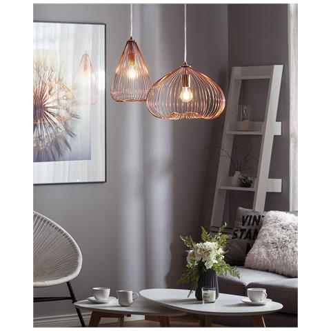 Lampadario Tordino Metallo Rame - Foto 1