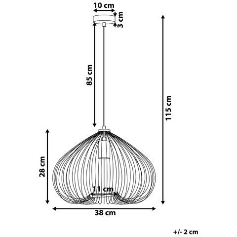 Lampadario Tordino Metallo Rame - Foto 7
