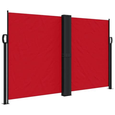 Tenda Da Sole Laterale Retrattile Rossa 140x600 Cm - Foto 2