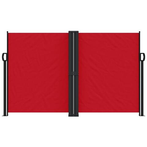 Tenda Da Sole Laterale Retrattile Rossa 140x600 Cm - Foto 3