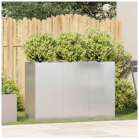 Fioriera 120x40x80 Cm In Acciaio Inox - Foto 3