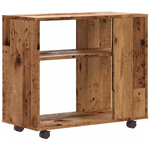 Tavolino Salotto Legno Antico 70x35x55 Cm In Legno Multistrato - Foto 2
