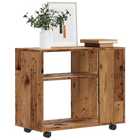 Tavolino Salotto Legno Antico 70x35x55 Cm In Legno Multistrato - Foto 1