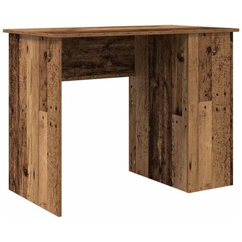 Scrivania Legno Antico 100x55x75 Cm In Legno Multistrato - Foto 2