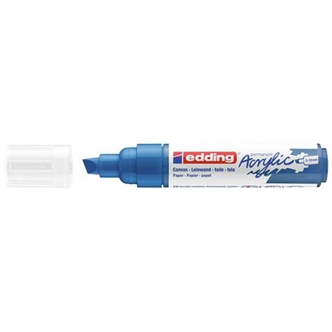 5000 Acrylic Marker Broad marcatore permanente Punta smussata Blu 1 pz - Foto 1