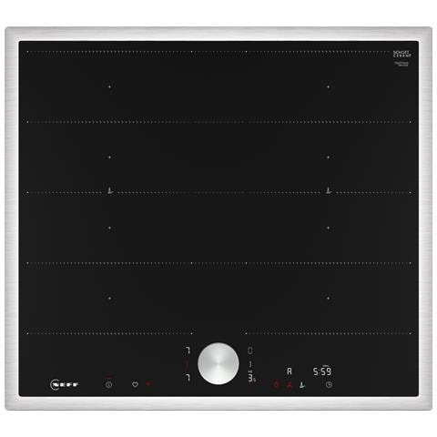 Piano Cottura T66STY4L0 a Induzione 4 Zone Cottura da 58.3 cm Colore Nero Acciaio Inox - Foto 1