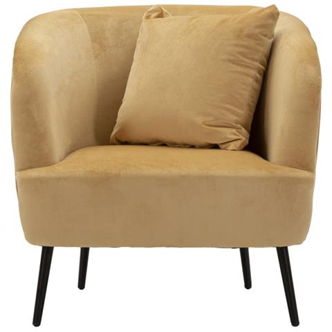 Poltrona Mf314 - Marrone - Legno - 73x66x78 Cm - Foto 2