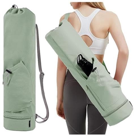 Borsa Versatile Per Tappetino Da Yoga Con Borraccia E Tasca Per Indumenti Bagnati - Foto 1