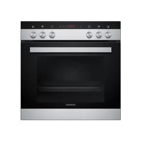 Set Forno Multifunzione Ventilato HE113FBS2 da Incasso con Caapcità 66 Litri Classe A Piano Cottura Elettrico 4 Zone Cottura Colore Acciaio Inossidabile Nero - Foto 1