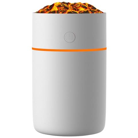 Umidificatore Vulcano Hs01: Simula La Fiamma, Purifica L'aria White - Foto 1