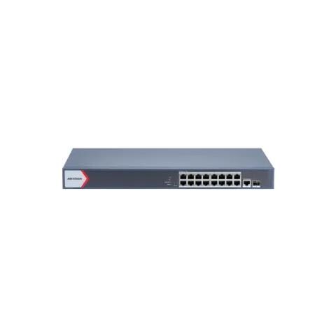 DS-3E1518P-EI switch di rete Gestito Gigabit Ethernet (10/100/1000) Supporto Power over Ethernet (PoE) Grigio - Foto 1