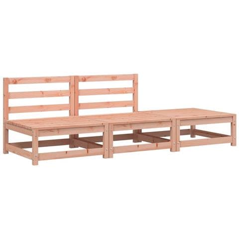 Divano Giardino Senza Braccioli con Poggiapiedi Legno Douglas - Foto 1