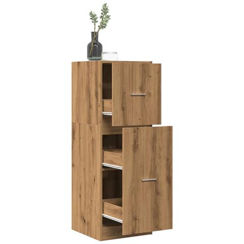 Armadietto da Farmacia Rovere 40x41x118 cm in Truciolato - Foto 2