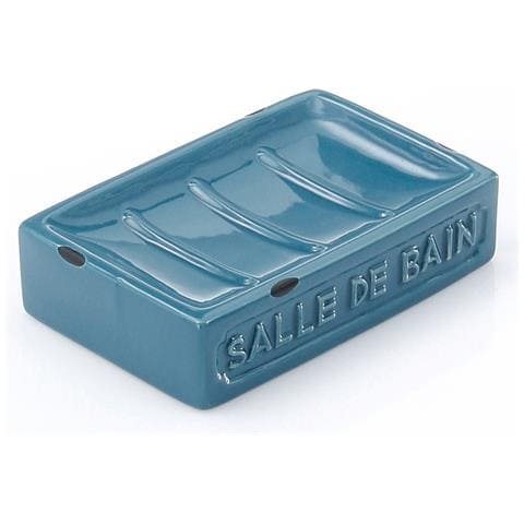 Portasapone D'appoggio In Ceramica Vv11 Serie Vivienne Blu - Foto 1