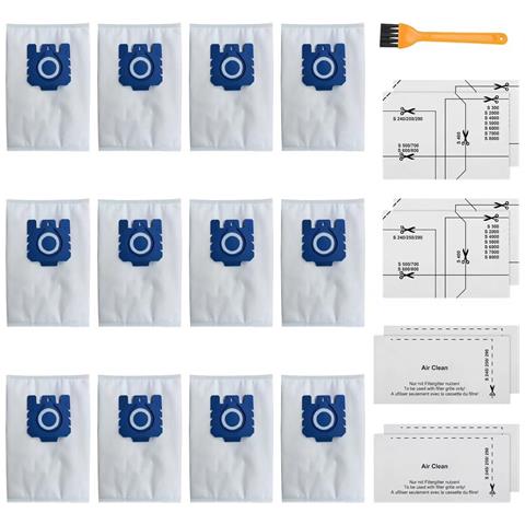Confezione Da 12 Sacchetti Per Aspirapolvere Compatibili Con Miele Gn Serie S8/c1/c2/c3 - Foto 1