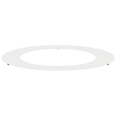 Anello piatto per albero Bianco Ø60 / 90 cm Acciaio - Foto 1