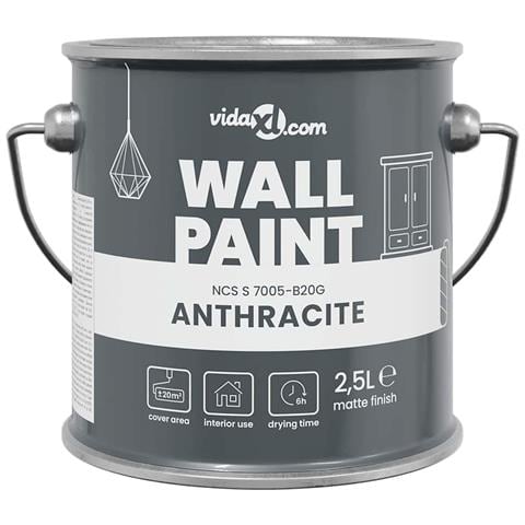Pittura murale Antracite 16.5 x 16.5 x 15.9 cm - Foto 1