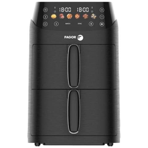 Friggitrice Ad Aria Nera 2x2,5l 2000w - Fg3301 - Foto 1