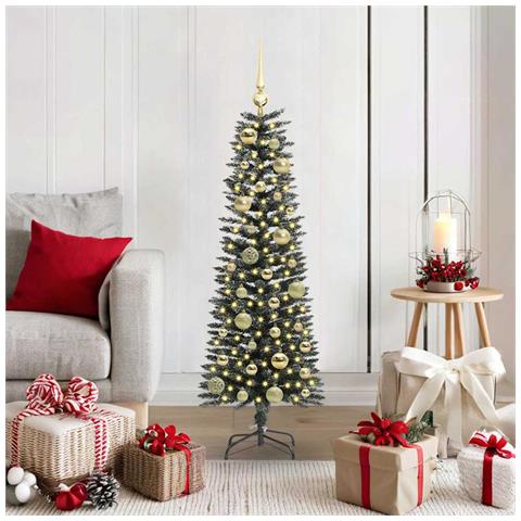 Albero di Natale artificiale con 150 LED Verde 120 cm - Foto 2