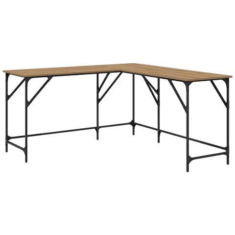 Scrivania Rovere artigianale 149 x 149 x 75 cm - Foto 1