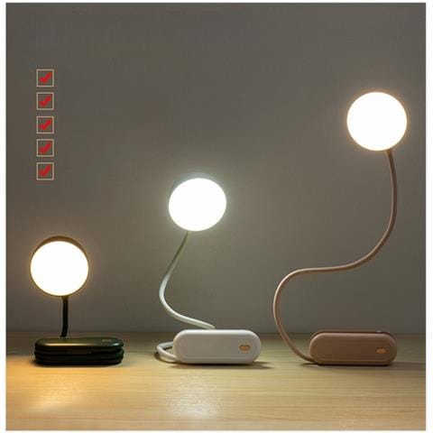 Lampada Da Scrivania Led Pieghevole Creativa - Portatile, Regolabile E Ricaricabile Green - Foto 2