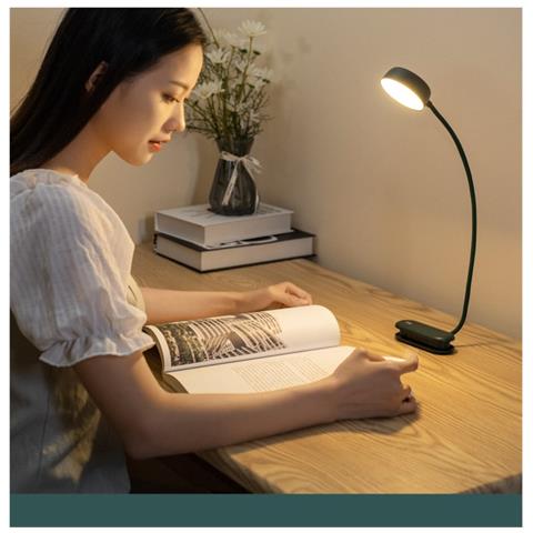 Lampada Da Scrivania Led Pieghevole Creativa - Portatile, Regolabile E Ricaricabile Green - Foto 7