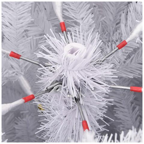 Albero di Natale artificiale Bianco 300 cm PVC e Metallo - Foto 9