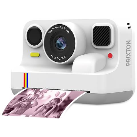 Fotocamera Istantanea Per Bambini Click&go Con Stampante, 48mp, Video Full Hd 1080p, Zoom 16x, Schermo 2,4”, Giochi, Cornici Divertenti E 4 Rotoli Di Carta Inclusi - Foto 3
