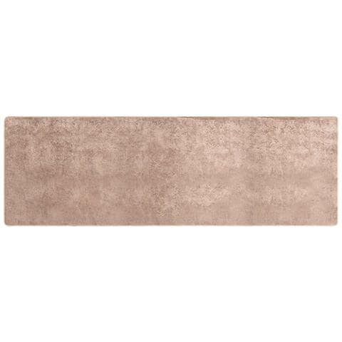 Runner Tappeto MARSA Sabbia 100 x 350 cm Poliestere e PVC - Foto 1