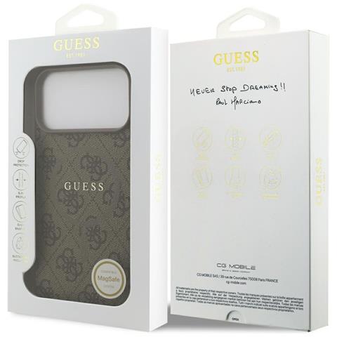 Custodia Iphone 17 Pro Max Marrone Magsafe Guess - Foto 7