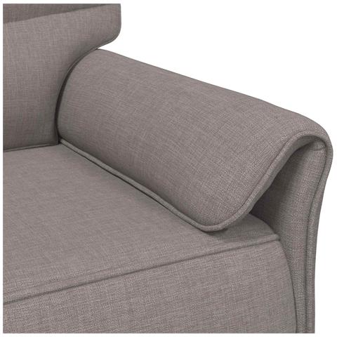 Set di divani 2 pz Tortora Tessuto - Foto 2