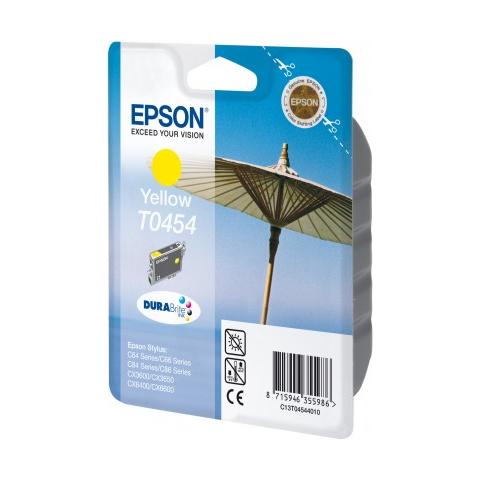 C13T04544010 Cartuccia Ink Gialla per Stylus C64series / 66/84/86 Capacità 250 Pagine - Foto 2