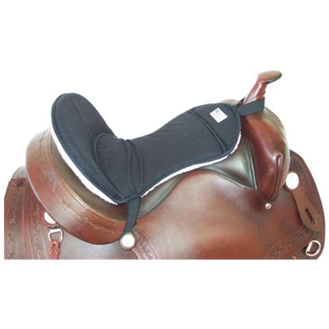 Copriseggio in cordura e agnello sintetico per sella western - Foto 1