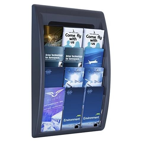 pz. 1 Espositore da muro QuickFit System A4 nero K540601 - Foto 1