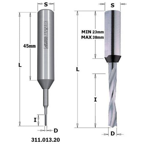 Punta Foratrice F/cieco Xtreme Hwm S=10x30 D=6.35x30x70 Dx 311.064.21 - Foto 1