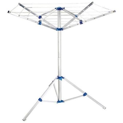 Stendibiancheria 4 Bracci Per Campeggio Spiaggia Mare Piscina Giardino - Foto 1