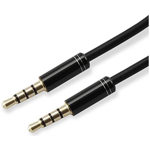 ICSB-3535BK - Cavo Audio Stereo Jack 3.5 mm M / M 1,5m Nero - Foto 1