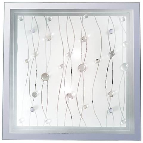 Lampada Da Parete / soffitto 2 X 60w E27 Trasparente - Foto 1