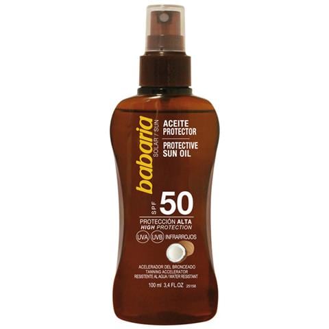 Protective Sun Oil Spf50 With Tahitian Monoï Oil 100ml - Protezione solare - Foto 1