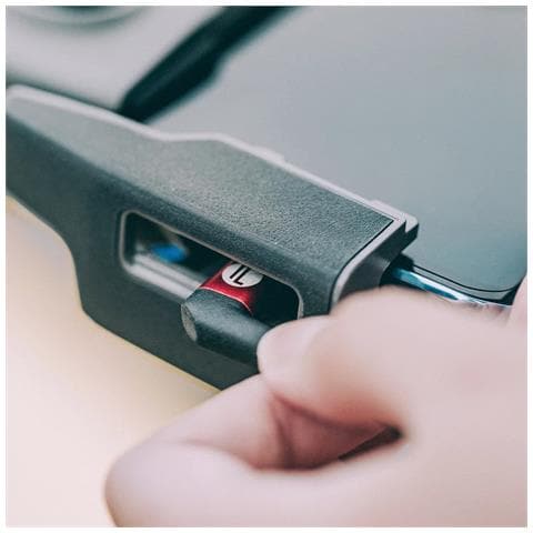 P-GM-115 cavo per cellulare Nero, Rosso 0,35 m USB A Lightning - Foto 2