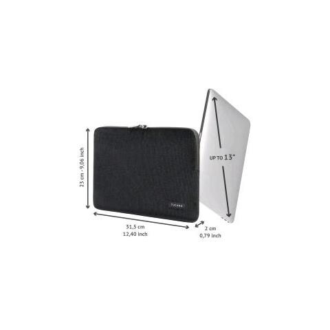 Custodia Velluto Sleeve Mbp 13 Nero Tucano Macbookpro13 - Foto 1